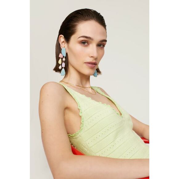 Lele Sadoughi Pebble Chandelier Clip-On Earrings - Picture 4 of 7